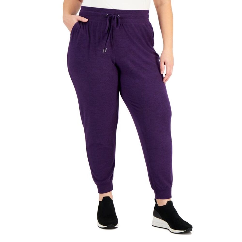 ID Ideology Plus Size Drawstring Knit Joggers